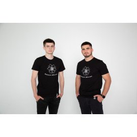 Футболка чорна чоловіча "Мамина квіточка", S-XXL