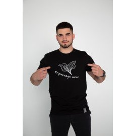 Футболка чорна чоловіча "Приклади мене", S-XXL