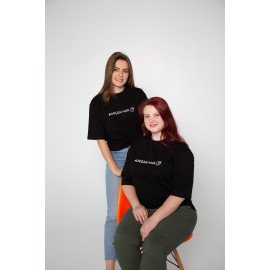 Футболка чорна жіноча "Organiчна", S-XXL