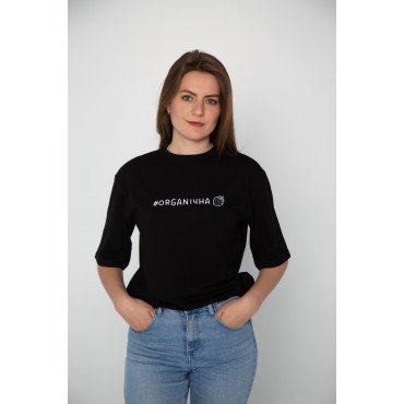 Футболка чорна жіноча "Organiчна", S-XXL