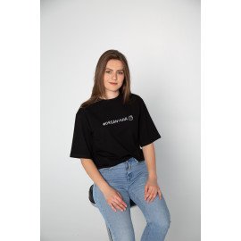 Футболка чорна жіноча "Organiчна", S-XXL