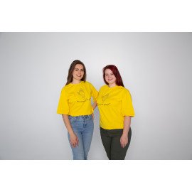 Футболка жовта жіноча "Колюча красуня", S-XXL