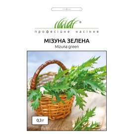 Насіння ПН Мізуна зелена 0,3 гр Насіння ПН Мізуна зелена 0,3 гр